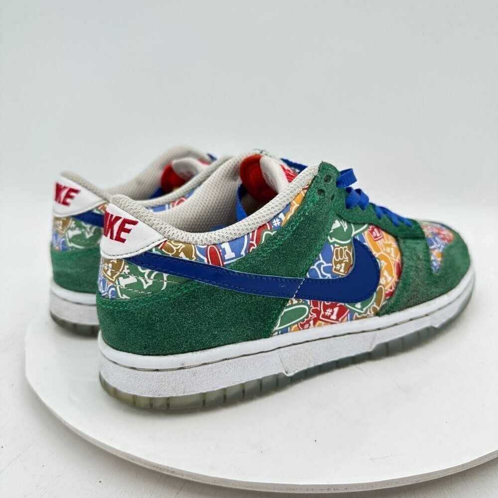 Nike Dunk Low Foam Youth Size 4.5Y Women 6 DZ5299-300 Finger Stadium Green Shoes - Picture 5 of 13